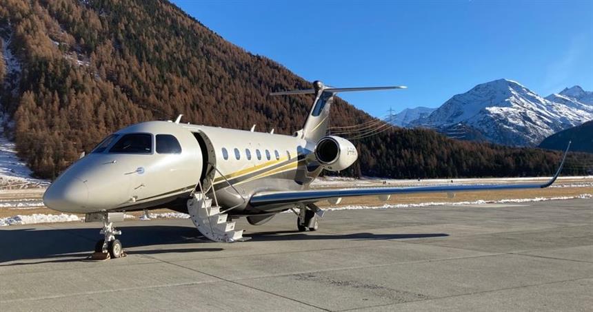 Praetor 600 on the ramp